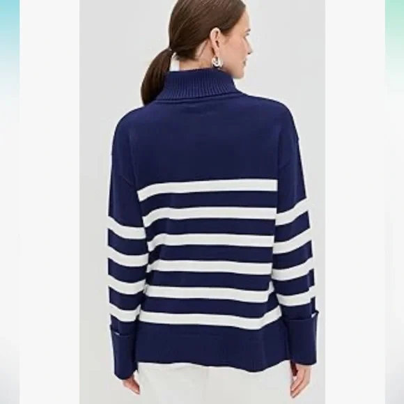 NWT ENGLISH FACTORY STRIPED SWEATER❤️ - Picture 2 of 2